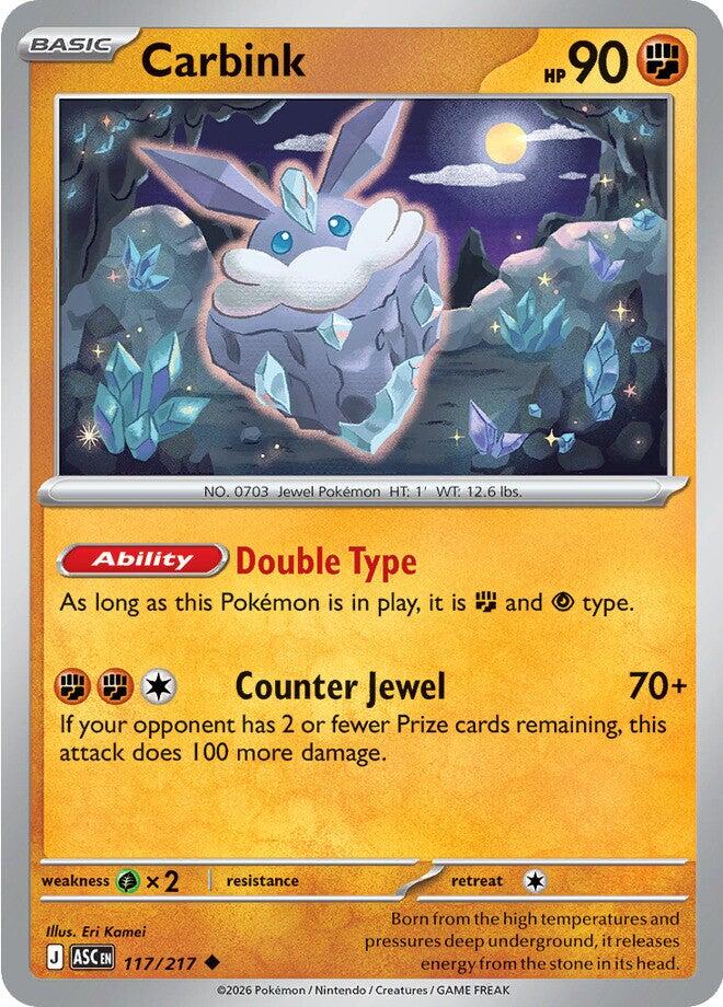 Carbink (117/217) [Mega Evolution: Ascended Heroes] | Shuffle n Cut Hobbies & Games