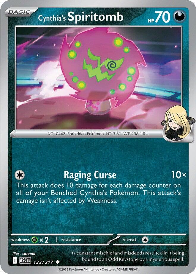 Cynthia's Spiritomb (133/217) [Mega Evolution: Ascended Heroes] | Shuffle n Cut Hobbies & Games