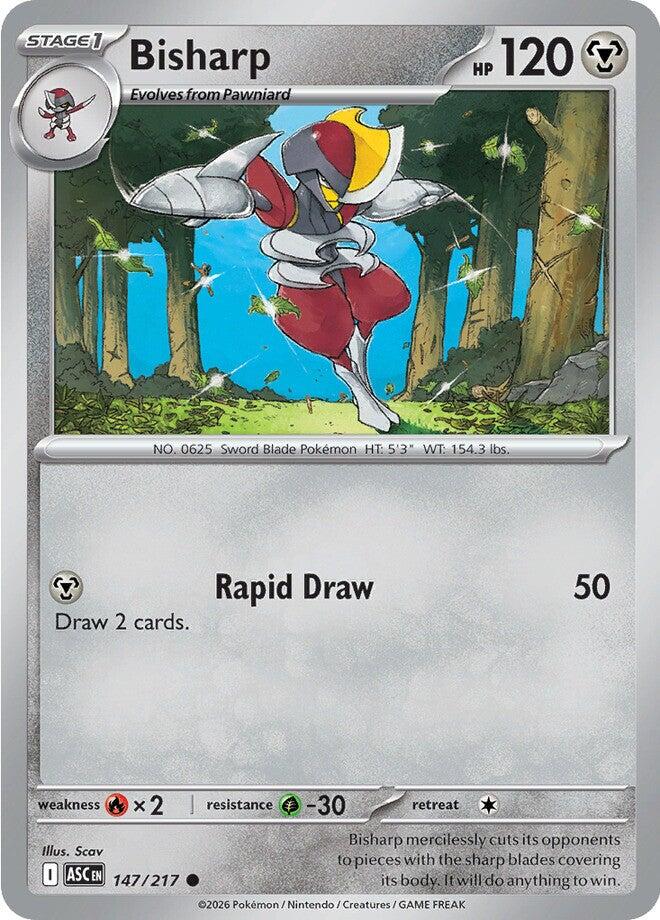 Bisharp (147/217) [Mega Evolution: Ascended Heroes] | Shuffle n Cut Hobbies & Games
