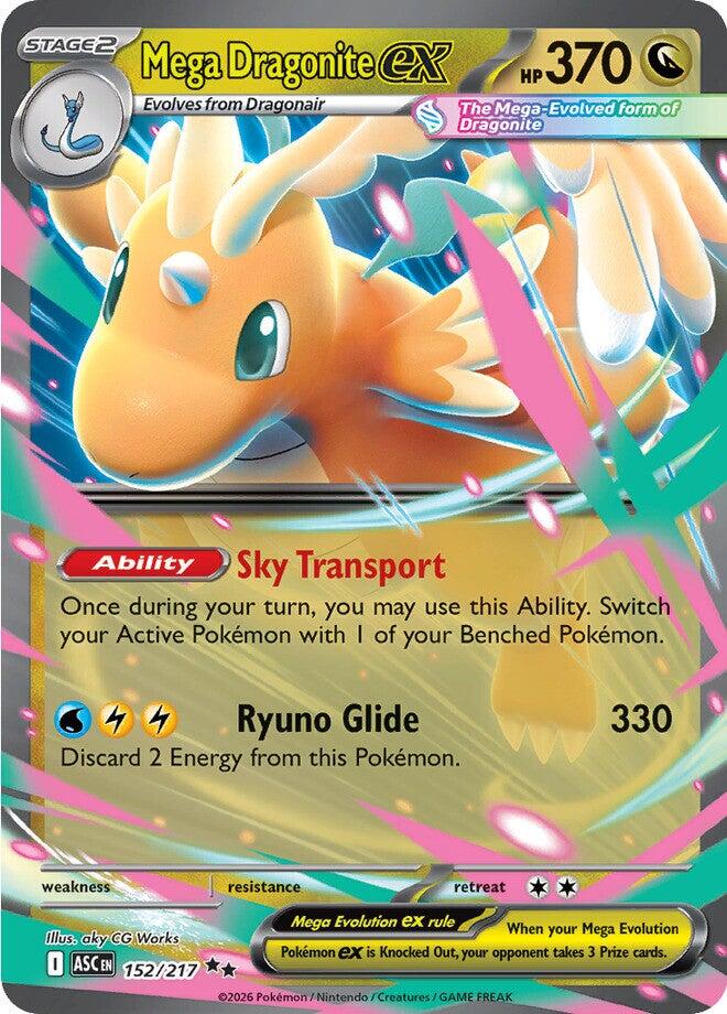 Mega Dragonite ex (152/217) [Mega Evolution: Ascended Heroes] | Shuffle n Cut Hobbies & Games