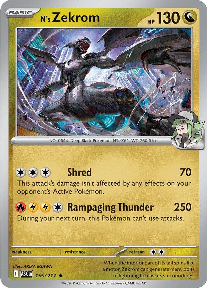 N's Zekrom (155/217) [Mega Evolution: Ascended Heroes] | Shuffle n Cut Hobbies & Games