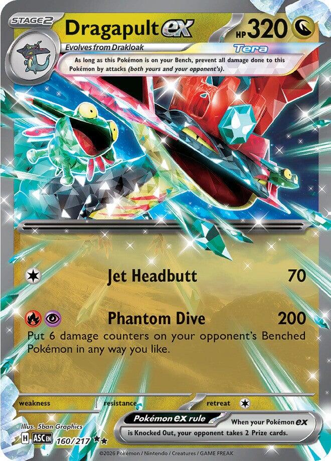 Dragapult ex (160/217) [Mega Evolution: Ascended Heroes] | Shuffle n Cut Hobbies & Games