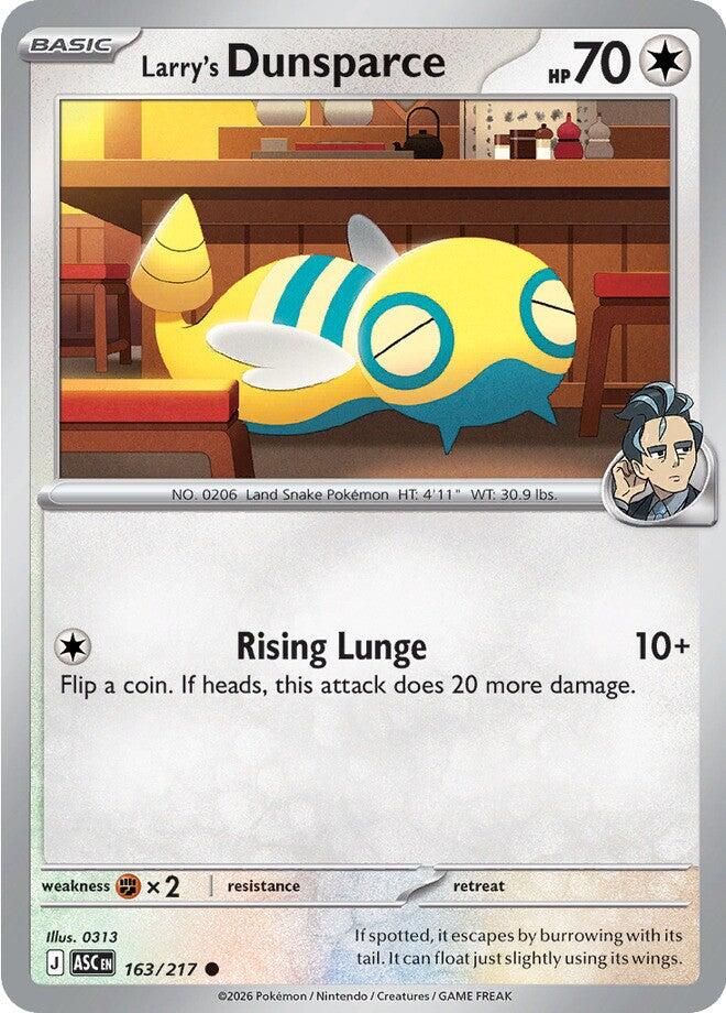 Larry's Dunsparce (163/217) [Mega Evolution: Ascended Heroes] | Shuffle n Cut Hobbies & Games
