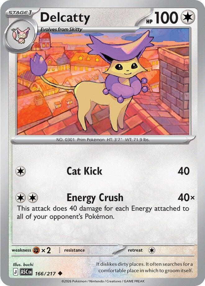 Delcatty (166/217) [Mega Evolution: Ascended Heroes] | Shuffle n Cut Hobbies & Games