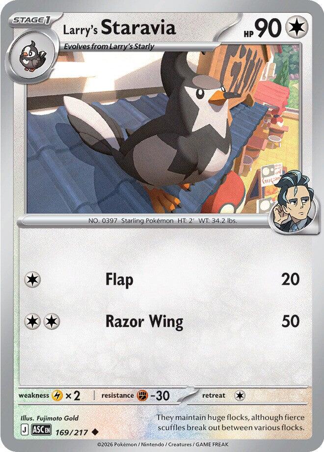 Larry's Staravia (169/217) [Mega Evolution: Ascended Heroes] | Shuffle n Cut Hobbies & Games
