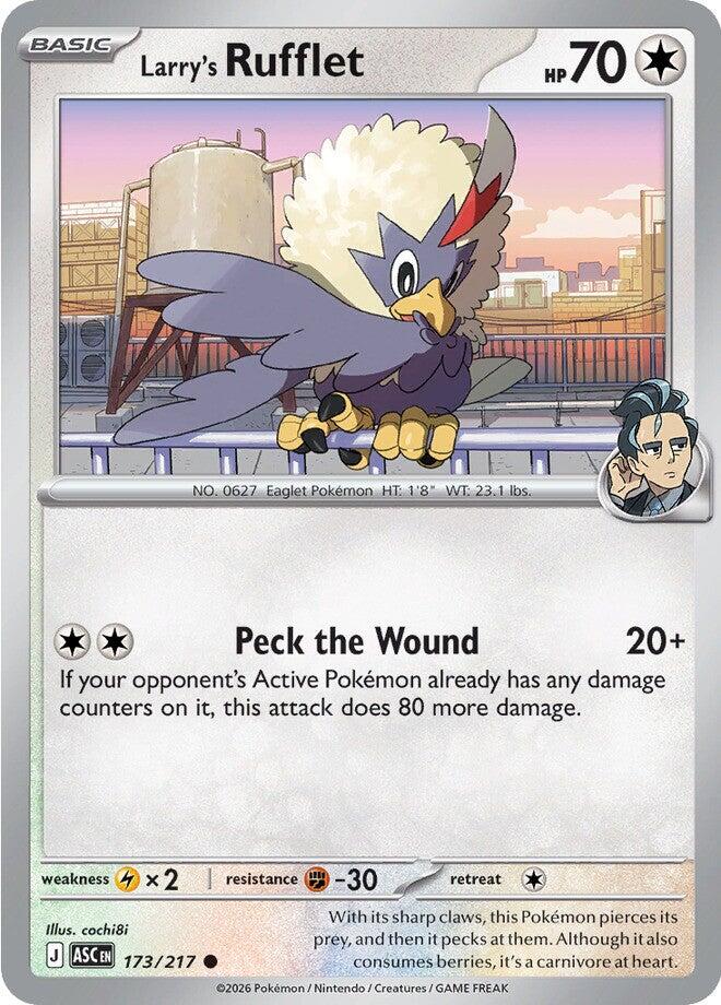 Larry's Rufflet (173/217) [Mega Evolution: Ascended Heroes] | Shuffle n Cut Hobbies & Games