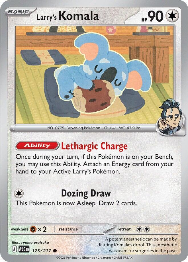 Larry's Komala (175/217) [Mega Evolution: Ascended Heroes] | Shuffle n Cut Hobbies & Games