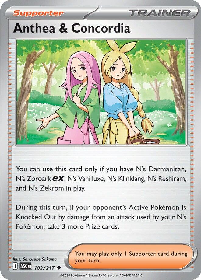 Anthea & Concordia (182/217) [Mega Evolution: Ascended Heroes] | Shuffle n Cut Hobbies & Games