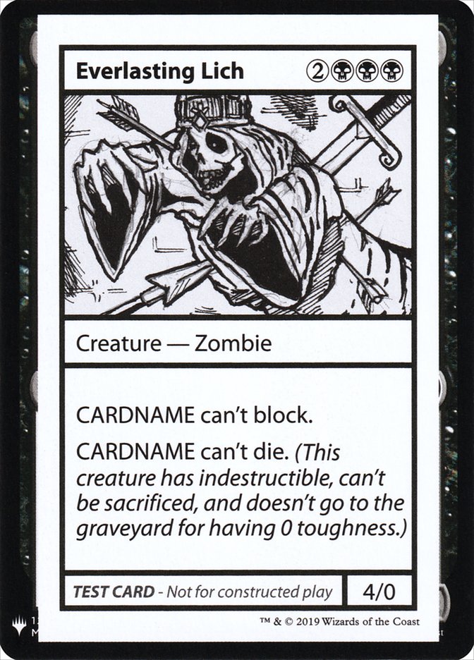 Everlasting Lich [Mystery Booster Playtest Cards] | Shuffle n Cut Hobbies & Games