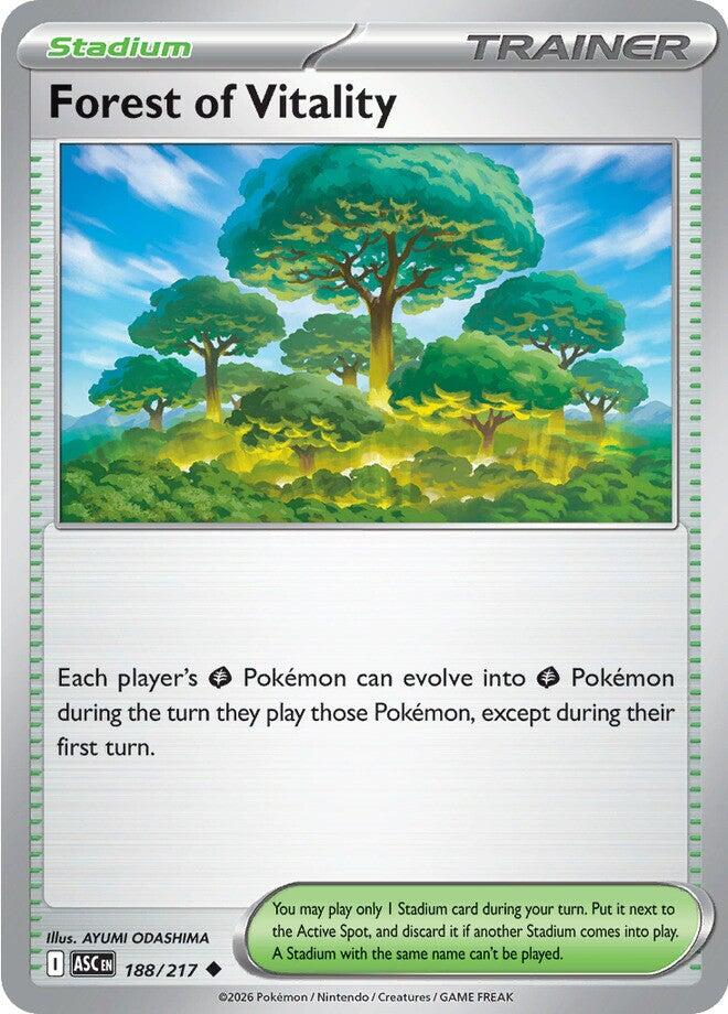 Forest of Vitality (188/217) [Mega Evolution: Ascended Heroes] | Shuffle n Cut Hobbies & Games