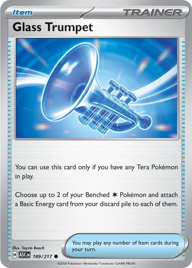 Glass Trumpet (189/217) [Mega Evolution: Ascended Heroes] | Shuffle n Cut Hobbies & Games