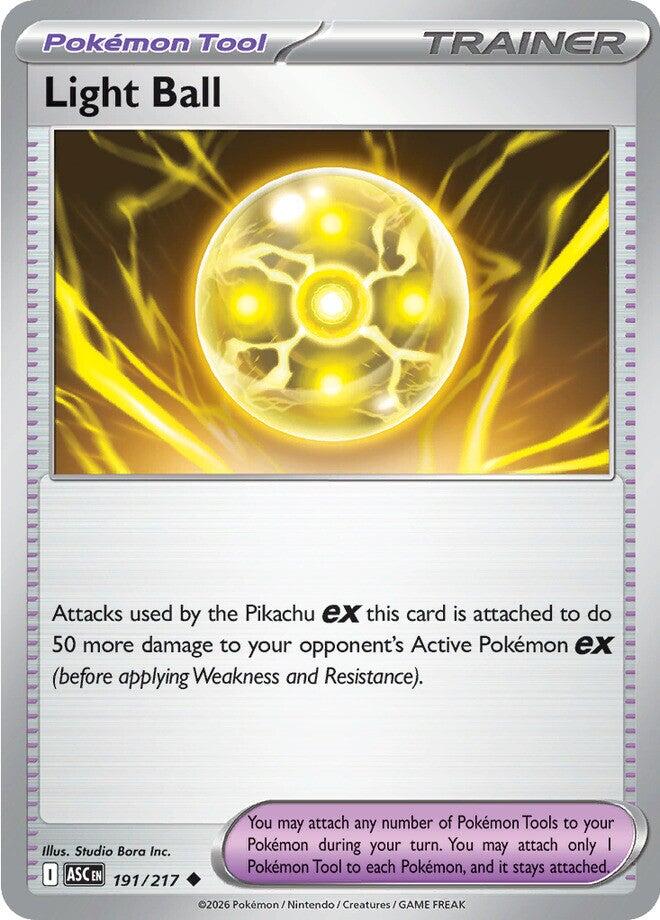 Light Ball (191/217) [Mega Evolution: Ascended Heroes] | Shuffle n Cut Hobbies & Games