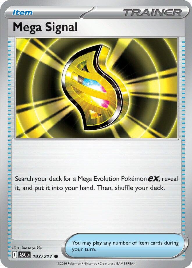 Mega Signal (193/217) [Mega Evolution: Ascended Heroes] | Shuffle n Cut Hobbies & Games