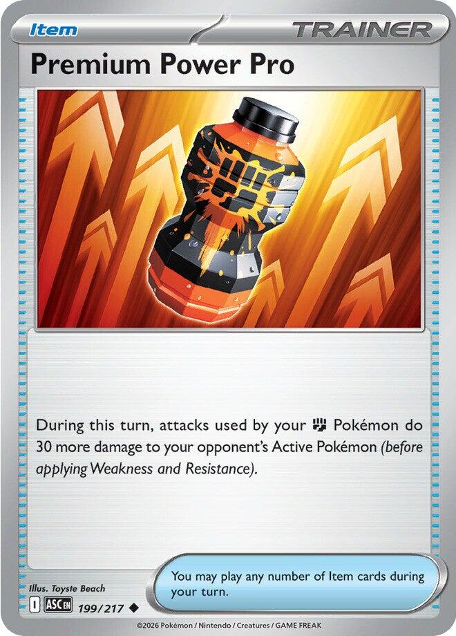 Premium Power Pro (199/217) [Mega Evolution: Ascended Heroes] | Shuffle n Cut Hobbies & Games
