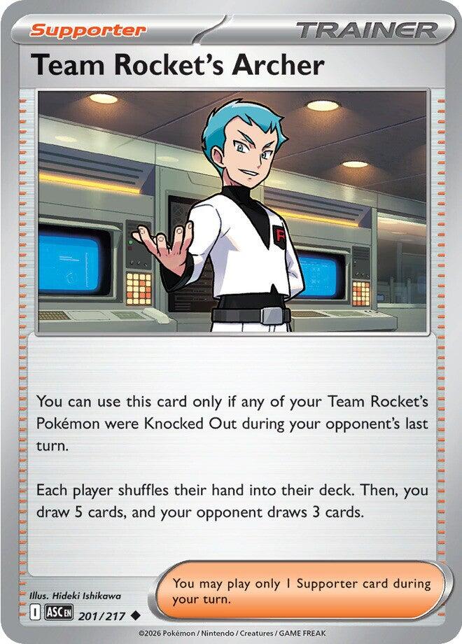 Team Rocket's Archer (201/217) [Mega Evolution: Ascended Heroes] | Shuffle n Cut Hobbies & Games
