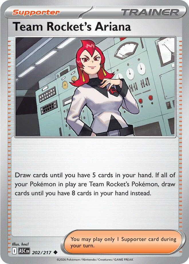 Team Rocket's Ariana (202/217) [Mega Evolution: Ascended Heroes] | Shuffle n Cut Hobbies & Games