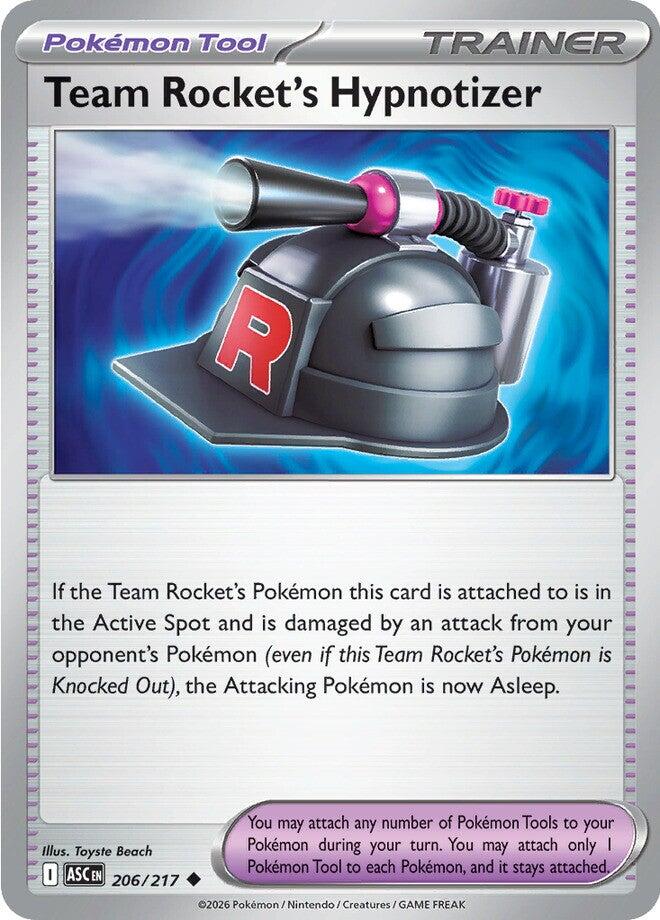 Team Rocket's Hypnotizer (206/217) [Mega Evolution: Ascended Heroes] | Shuffle n Cut Hobbies & Games