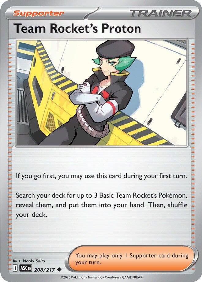 Team Rocket's Proton (208/217) [Mega Evolution: Ascended Heroes] | Shuffle n Cut Hobbies & Games