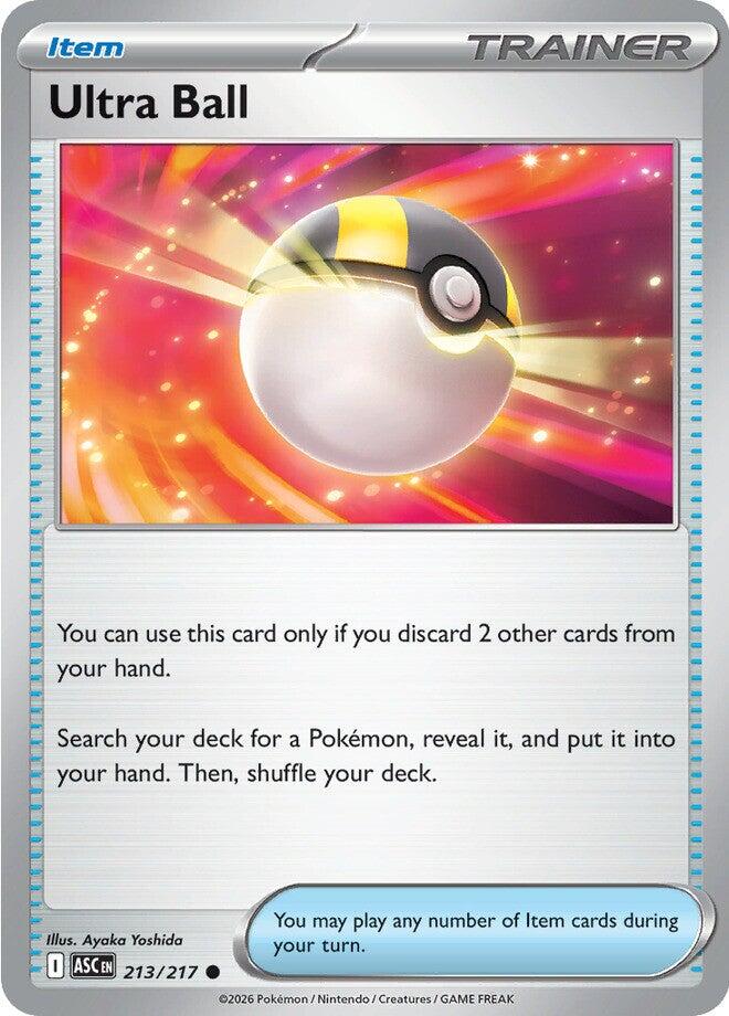 Ultra Ball (213/217) [Mega Evolution: Ascended Heroes] | Shuffle n Cut Hobbies & Games