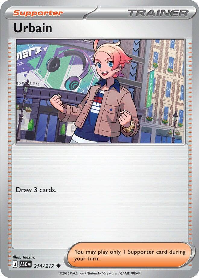 Urbain (214/217) [Mega Evolution: Ascended Heroes] | Shuffle n Cut Hobbies & Games