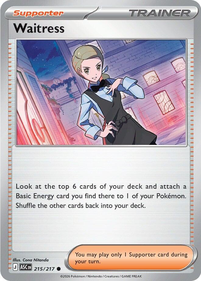 Waitress (215/217) [Mega Evolution: Ascended Heroes] | Shuffle n Cut Hobbies & Games