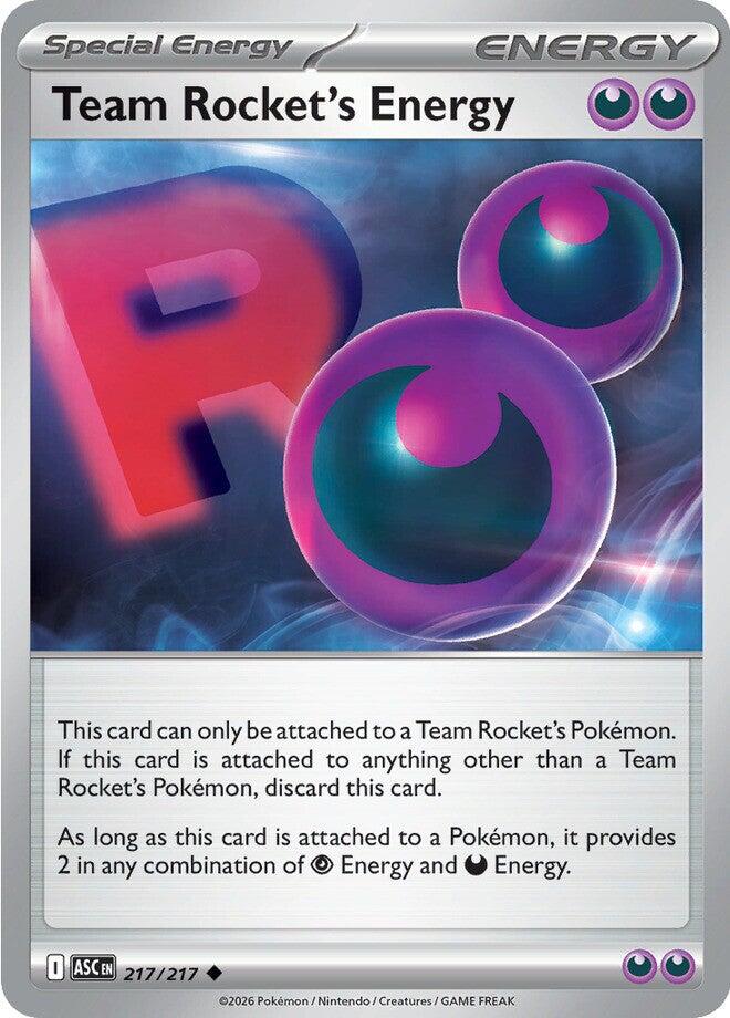 Team Rocket's Energy (217/217) [Mega Evolution: Ascended Heroes] | Shuffle n Cut Hobbies & Games
