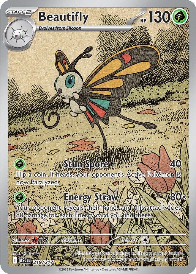 Beautifly (219/217) [Mega Evolution: Ascended Heroes] | Shuffle n Cut Hobbies & Games