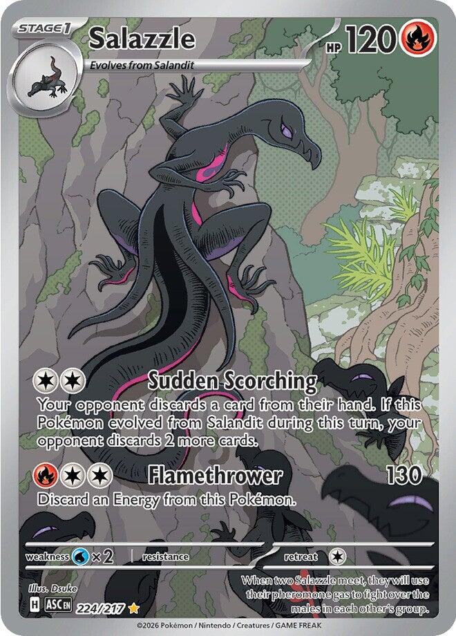 Salazzle (224/217) [Mega Evolution: Ascended Heroes] | Shuffle n Cut Hobbies & Games