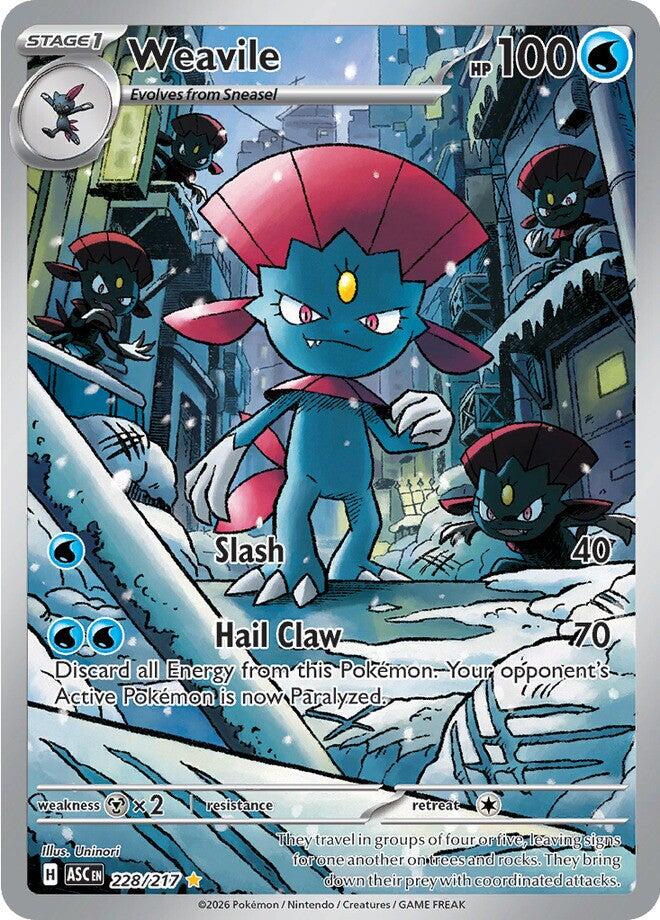Weavile (228/217) [Mega Evolution: Ascended Heroes] | Shuffle n Cut Hobbies & Games