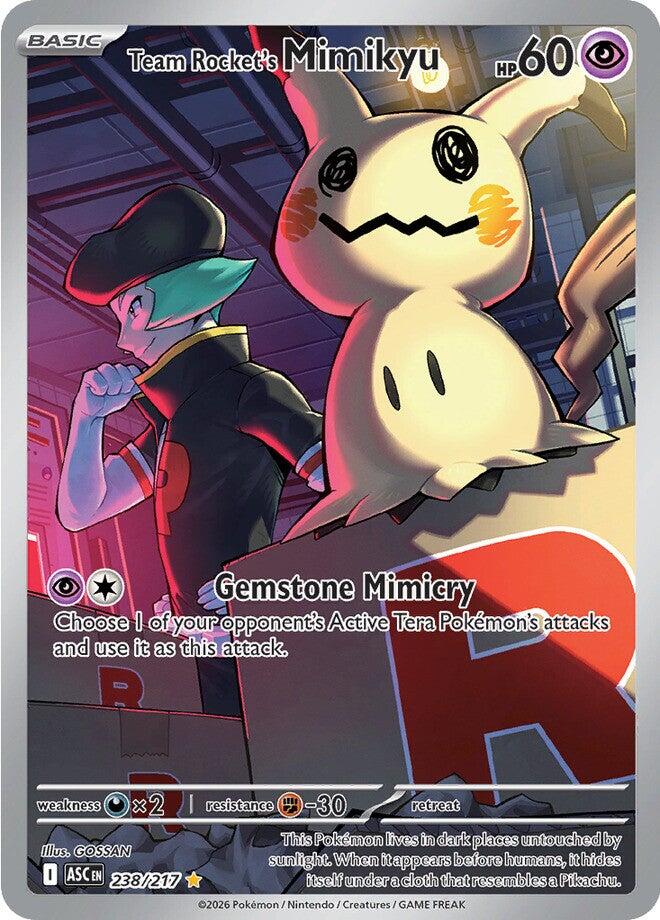 Team Rocket's Mimikyu (238/217) [Mega Evolution: Ascended Heroes] | Shuffle n Cut Hobbies & Games
