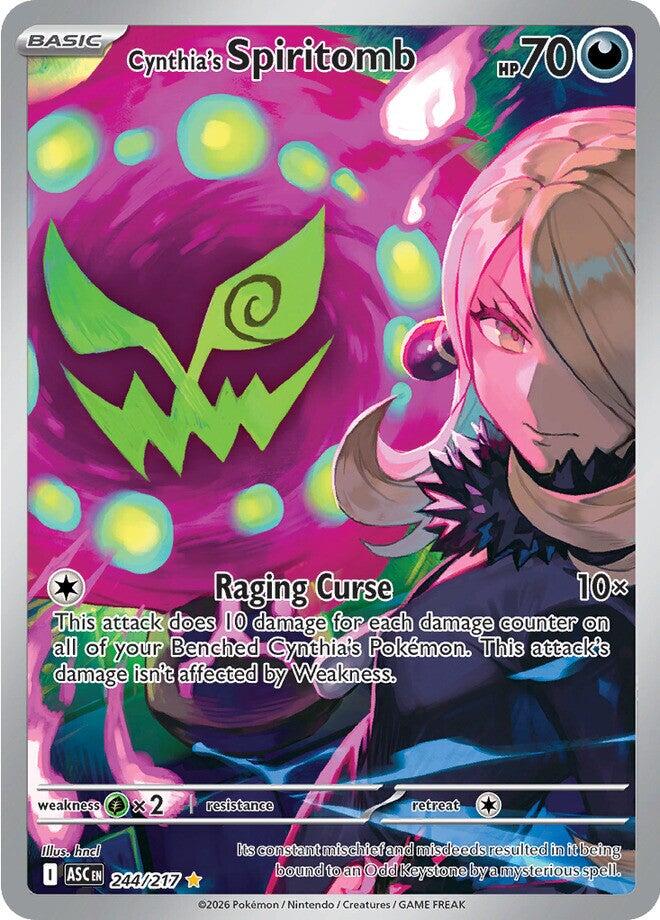 Cynthia's Spiritomb (244/217) [Mega Evolution: Ascended Heroes] | Shuffle n Cut Hobbies & Games