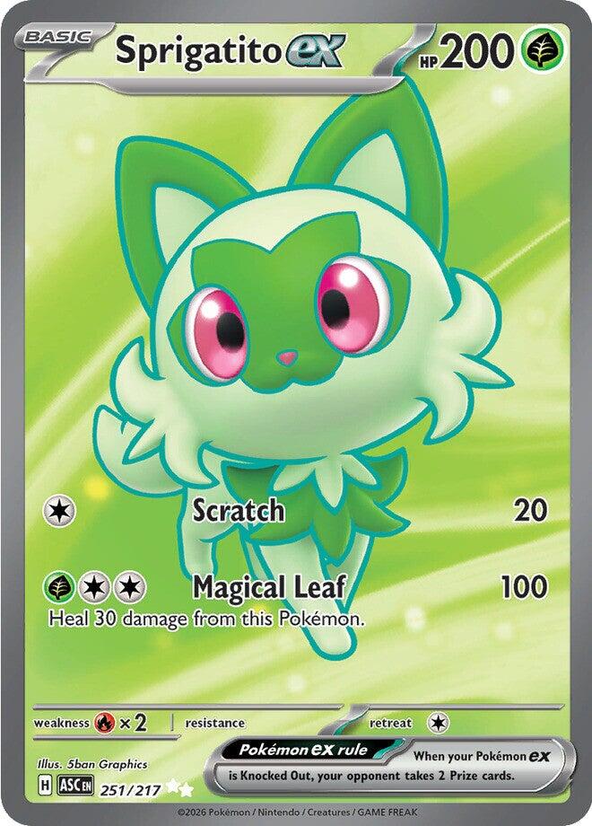 Sprigatito ex (251/217) [Mega Evolution: Ascended Heroes] | Shuffle n Cut Hobbies & Games