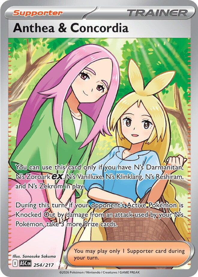 Anthea & Concordia (254/217) [Mega Evolution: Ascended Heroes] | Shuffle n Cut Hobbies & Games