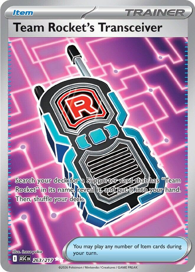 Team Rocket's Transceiver (263/217) [Mega Evolution: Ascended Heroes] | Shuffle n Cut Hobbies & Games