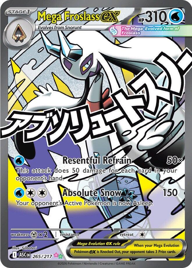 Mega Froslass ex (265/217) [Mega Evolution: Ascended Heroes] | Shuffle n Cut Hobbies & Games