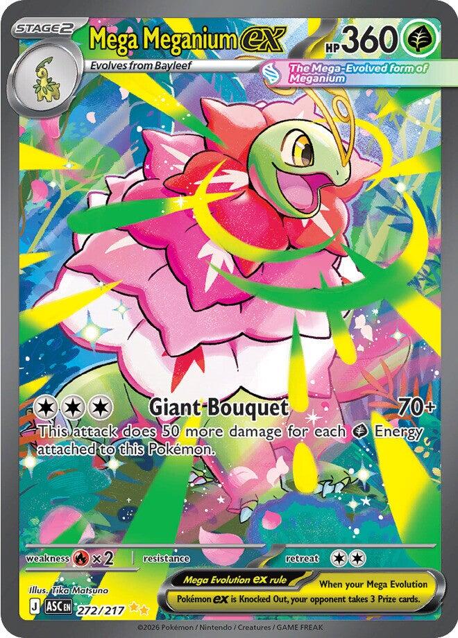 Mega Meganium ex (272/217) [Mega Evolution: Ascended Heroes] | Shuffle n Cut Hobbies & Games