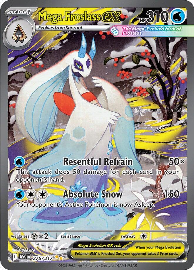 Mega Froslass ex (275/217) [Mega Evolution: Ascended Heroes] | Shuffle n Cut Hobbies & Games