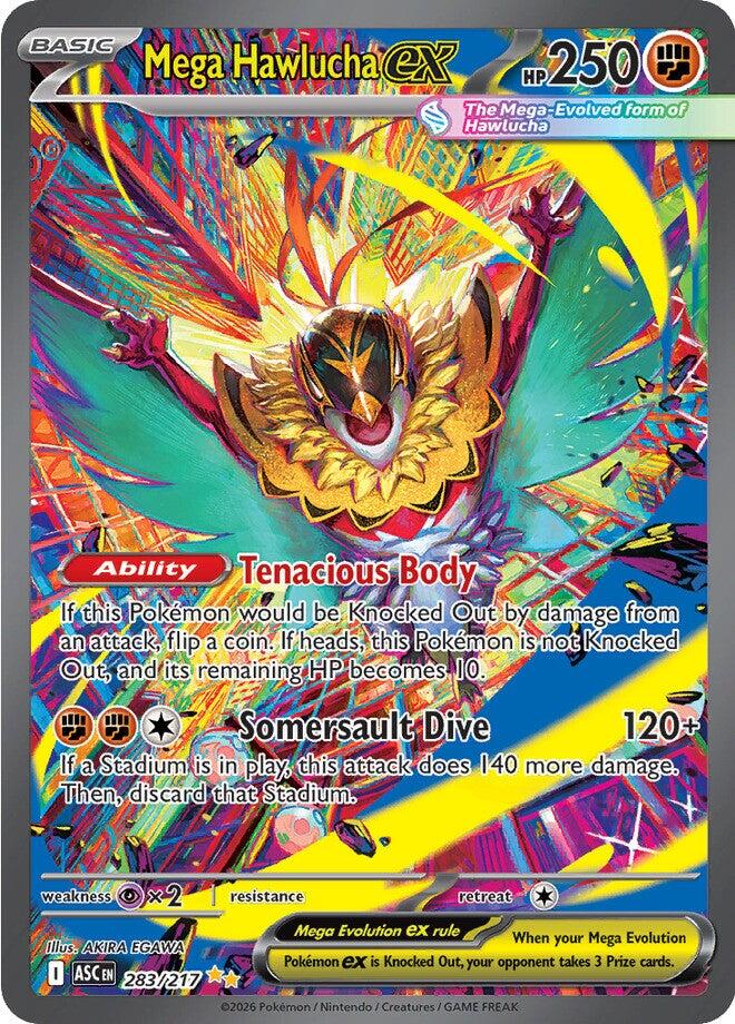 Mega Hawlucha ex (283/217) [Mega Evolution: Ascended Heroes] | Shuffle n Cut Hobbies & Games