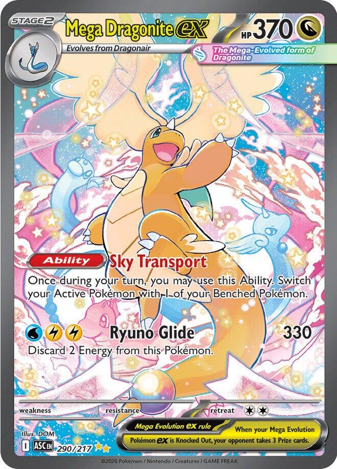 Mega Dragonite ex (290/217) [Mega Evolution: Ascended Heroes] | Shuffle n Cut Hobbies & Games