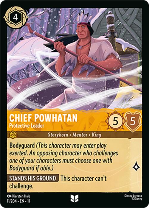 Chief Powhatan - Protective Leader (11/204) [Winterspell] | Shuffle n Cut Hobbies & Games