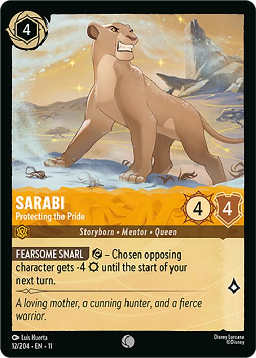 Sarabi - Protecting the Pride (12/204) [Winterspell] | Shuffle n Cut Hobbies & Games