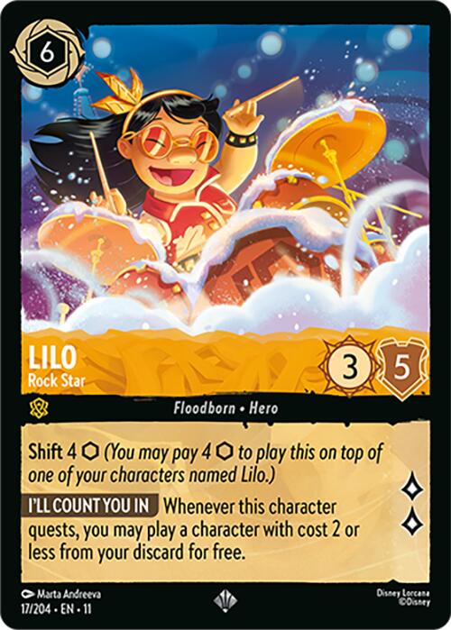 Lilo - Rock Star (17/204) [Winterspell] | Shuffle n Cut Hobbies & Games