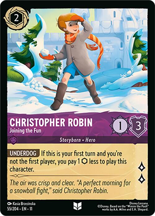 Christopher Robin - Joining the Fun (55/204) [Winterspell] | Shuffle n Cut Hobbies & Games