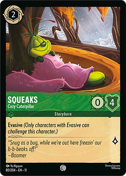 Squeaks - Cozy Caterpillar (80/204) [Winterspell] | Shuffle n Cut Hobbies & Games