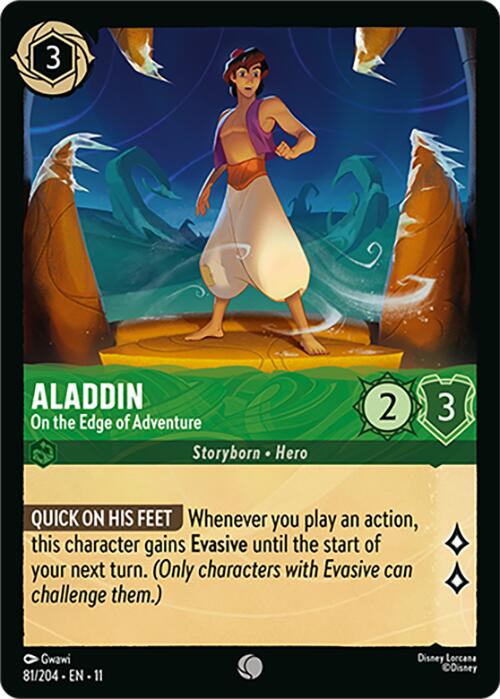 Aladdin - On the Edge of Adventure (81/204) [Winterspell] | Shuffle n Cut Hobbies & Games