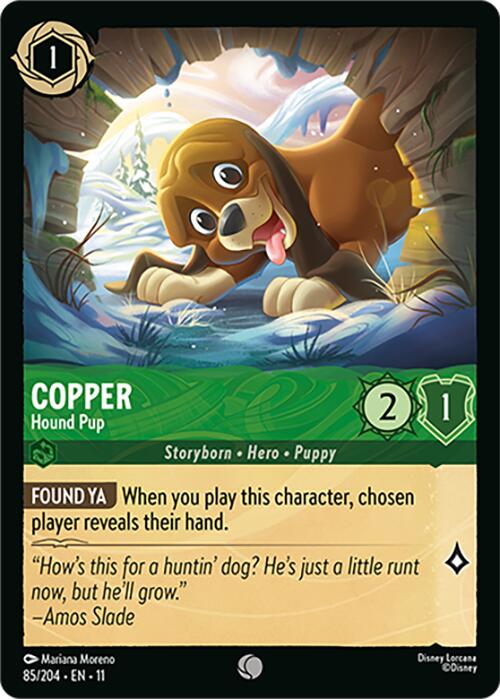 Copper - Hound Pup (85/204) [Winterspell] | Shuffle n Cut Hobbies & Games