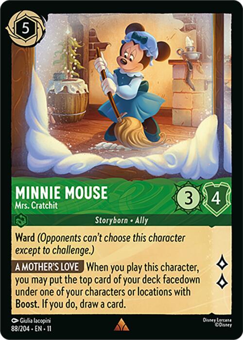 Minnie Mouse - Mrs. Cratchit (88/204) [Winterspell] | Shuffle n Cut Hobbies & Games