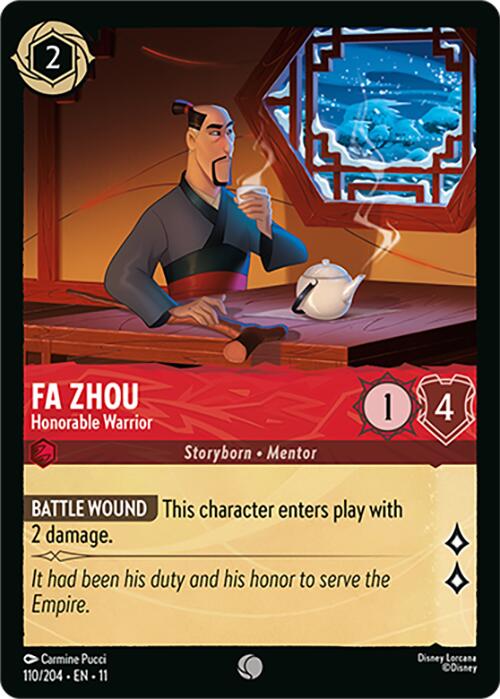 Fa Zhou - Honorable Warrior (110/204) [Winterspell] | Shuffle n Cut Hobbies & Games