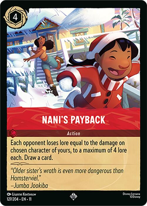 Nani's Payback (127/204) [Winterspell] | Shuffle n Cut Hobbies & Games