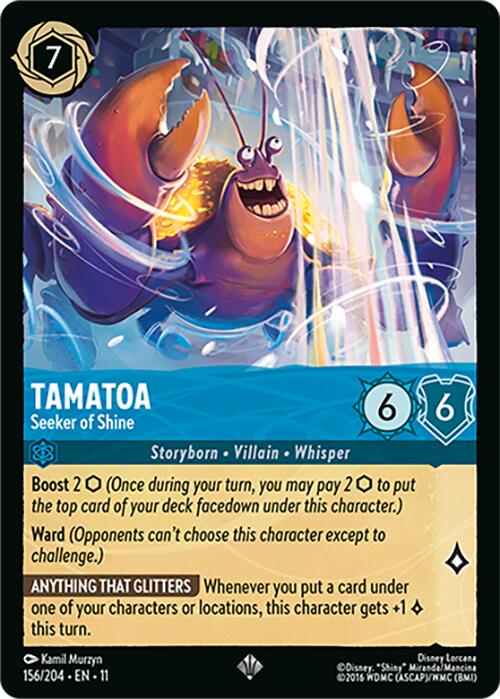 Tamatoa - Seeker of Shine (156/204) [Winterspell] | Shuffle n Cut Hobbies & Games